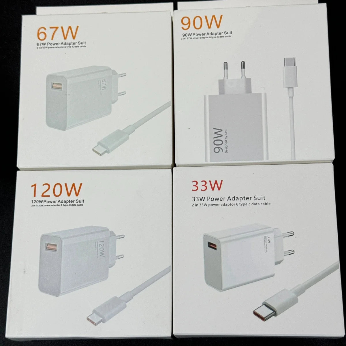 Original for Xiaomi 100% 90W EU GaN Turbo Fast Charger for Xiaomi Poco X6 Pro X5 F5 Mi 14 13 12s  cable saver 0.3m cable