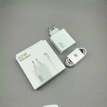 Original for Xiaomi 100% 90W EU GaN Turbo Fast Charger for Xiaomi Poco X6 Pro X5 F5 Mi 14 13 12s  cable saver 0.3m cable