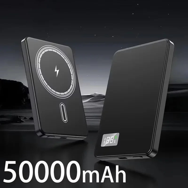VIVO 500000mAh 3C Certification Thin Power Bank Ultra For MagSafe 22.5W Magnetic Wireless Fast Charging Portable Battery Display