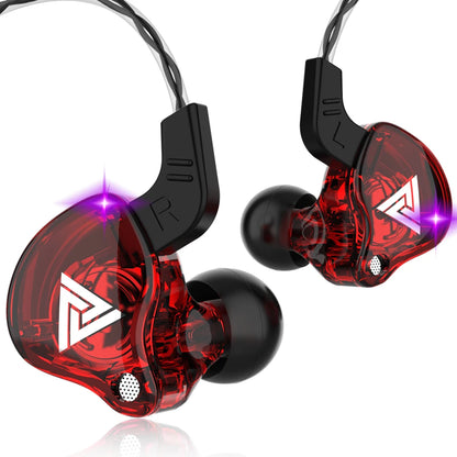Auricolari in-ear originali QKZ AK6 con 6 driver dinamici, microfono, stereo, sportivi, HIFI, subwoofer, monitor.