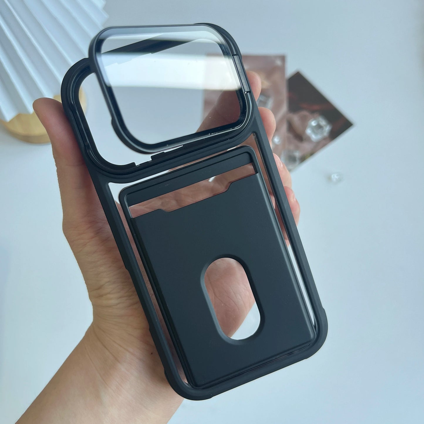Cover iPhone con portacarte