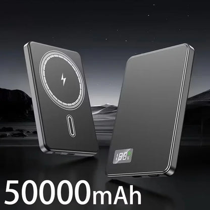 VIVO 500000mAh 3C Certification Thin Power Bank Ultra For MagSafe 22.5W Magnetic Wireless Fast Charging Portable Battery Display