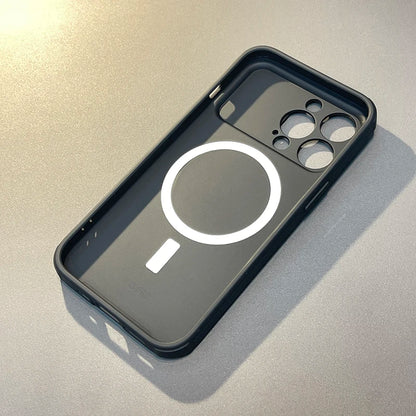 Cover MagSafe con ricarica wireless per iPhone 16 Pro 15 Pro Max