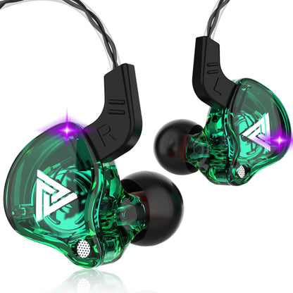 Auricolari in-ear originali QKZ AK6 con 6 driver dinamici, microfono, stereo, sportivi, HIFI, subwoofer, monitor.