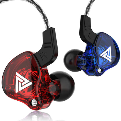 Auricolari in-ear originali QKZ AK6 con 6 driver dinamici, microfono, stereo, sportivi, HIFI, subwoofer, monitor.